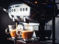 ご宿泊のお客様は無料でコーヒーをお楽しみいただけます。