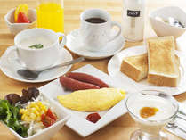 朝食『洋食』例卵料理は日替わりです。