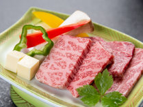 *赤みの旨さが自慢の＜　福岡県産牛　＞噛めば噛むほど赤身のおいしさが味わえます。