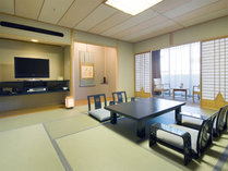 【和室スタンダード】江戸の伝統的様式とモダンの調和が新しい客室（10～12畳）