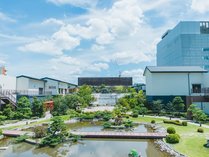空庭温泉大阪BAY　TOWER：約1,000坪にも及ぶ広大な日本庭園♪