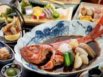 名物「金目鯛の姿煮」のふわっふわの食感と深い味わいを是非ご堪能下さい！※写真は一例