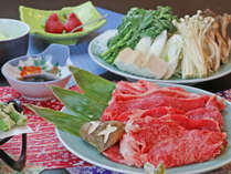 #しゃぶしゃぶでさっぱりと♪お肉と会津の旬の食材をお楽しみください！