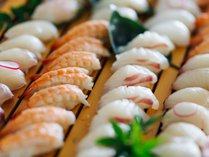 【夕食バイキング】鮮魚のお寿司新鮮な旬の食材を使ったお寿司は絶品です♪