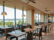 さわやかな朝の宍道湖を眺めるレストランで朝食バイキング　レストランアヴァンシア