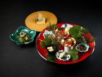 日本料理KIZAHASHI　5月8日～6月4日の会席「KAZE　華」イメージ