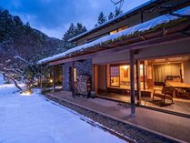 ■客室■はなれ舎（はなれや）～別荘感覚で過ごす至高の休日～　雪景色