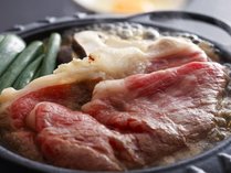 熊野牛のすき焼き　添え野菜