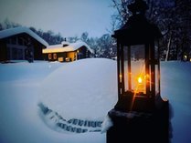 ランタンで彩ります 写真