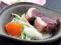 ◆料理◆富士見山荘がお出しする猪肉は、マグロで言う大トロ！