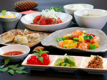 【お気軽中華-夕食一例】サンダーパパ自慢の本格中華をリーズナブルに堪能できます★人気のコースです♪