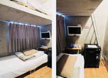 洋室2ベッドルームb／エアコン、テレビ、冷蔵庫を完備しております。