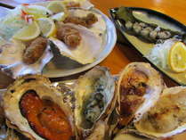 北海道道東産の牡蠣料理と海鮮メニュープラン(一例）