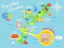 沖縄のいろいろな観光スポットへ行くのに便利！　