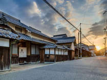 【外観】旧京街道の宿場町として栄えた福住。今も日本の原風景が鮮やかに残ります。