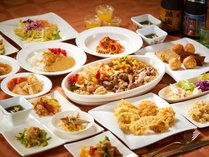 夕食一例/和洋食バラエティに富んだお食事をお楽しみください