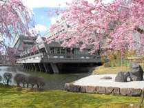 国立京都国際会館の春