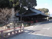 厳島神社の外宮・地御前神社まで、100ｍ