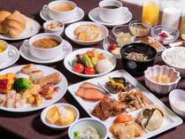 【朝食バイキング】】信州の食材を豊富に取り入れたメニューを和洋のブッフェスタイル♪