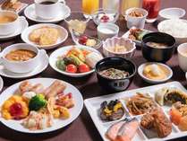 【朝食バイキング】信州の食材を豊富に取り入れたメニューを和洋のブッフェスタイル♪