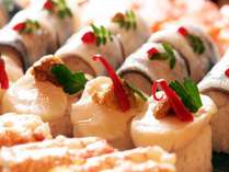 【夕食ビュッフェ】万惣自慢の飾り寿司♪目と舌で楽しむ贅沢な時間を皆様に※写真はイメージです