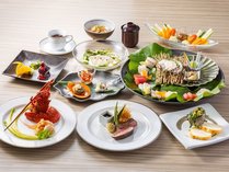 【ご夕食一例】＜グレードアッププラン＞伊勢海老のグリルとヒレステーキ