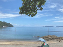 瀬会海岸の海