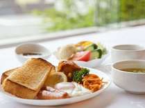 【朝食】ボリューム満点の洋朝食！洋食はコーヒーサービス付！(和or洋食からご選択下さい)