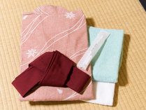 ＊【アメニティ】大人用浴衣、タオル、バスタオル、歯ブラシ