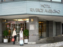 ホテルリバージュアケボノは、本館と東館に分かれています。メインの入口は本館にあります。