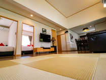 本格的な琉球畳を使用しております。通常とは違う畳の質感をお楽しみください。