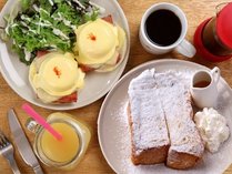 ２種から選べる朝食。軽井沢の人気カフェ「エロイーズカフェ」の朝食付きプラン