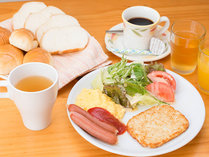 *【ご朝食】ご朝食はシンプルな洋朝食をご用意いたしております。