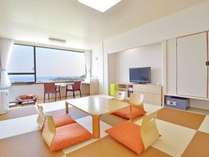 【ペットルーム】全室オーシャンビュー★琉球畳を使用したモダンなデザインの和室