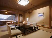 【臨川閣　和室一例】12.5畳＋バルコニー・温泉を楽しめる室内風呂付でお部屋重視のお客様におすすめ