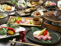 ・お夕食一例　奥飛騨の郷土料理を心ゆくまでご堪能ください