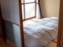 ・眺望：山のお部屋ではお布団2枚まで敷くことが可能です。