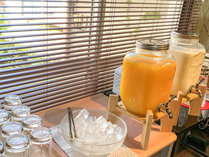 ・【朝食】お飲み物（ジュース、牛乳、コーヒー、紅茶など）もセルフサービス