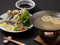 【夏限定】愛媛県産鯛を使ったレモンしゃぶしゃぶ一品！レモンと一緒にサッパリと♪(画像はイメージです)