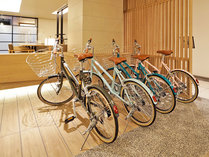＜レンタサイクル＞　京都の観光スポットへ楽々アクセス！ホテルレセプションにてお申込みください。