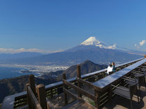 伊豆の国パノラマパーク山頂からの富士山