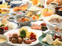 朝食バイキングイメージ※食材にこだわった和洋約40種類ものメニューをお楽しみください
