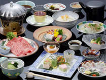 一番人気の基本和会席。日本海の幸を中心とした、旬の味覚をご堪能下さい（イメージ）。