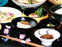 【春-竹/松コース】丹後の「美味」をシンプルなスタイルの前菜で