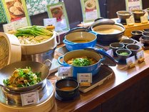 (別館)京都タワーホテル「タワーテラス」の和洋オリエンタル朝食ビュッフェ：アジアン・エスニックコーナー
