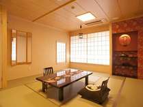 お部屋一例。お部屋は女将デザインの和モダンで女性に人気です。