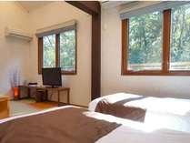 ２０３号室　　ロフト＆天窓付き和洋室（２０畳以上）琉球畳の和室と洋室ツイン
