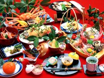 日本海の幸中心の会席料理