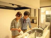 全室キッチン完備。観光地、函館で暮らすような滞在を。