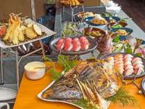 ◆ディナーブッフェ/握りずしや揚げたての天ぷらなど出来立てのお料理も！※イメージ